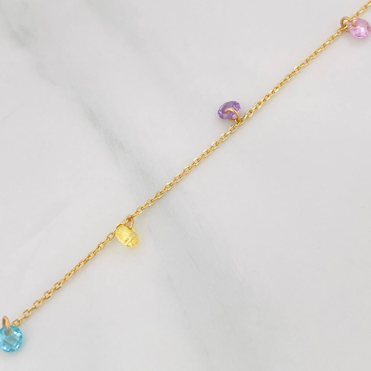 Pulso Modulable Aro Seguido 1.2g / 17cm - 20cm / 0.8mm Oro Amarillo 18K