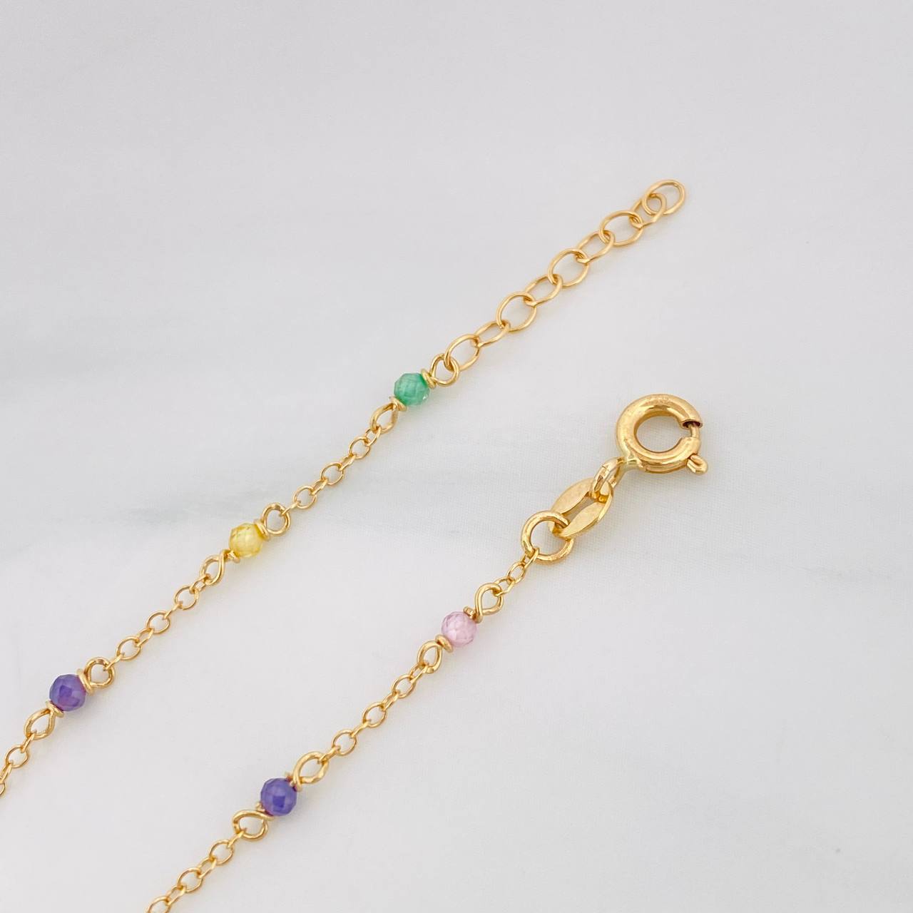 Pulso Bebé Aro Seguido 1g / 14.5cm / 0.9mm Oro Amarillo 18K