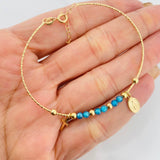 Pulso Aro Virgen Milagrosa 3.35g / 17cm / 1mm Oro Amarillo 18K