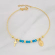 Pulso Aro Virgen Milagrosa 3.35g / 17cm / 1mm Oro Amarillo 18K