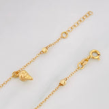 Tobillera Aro Seguido 3.55g / 25.5cm / 0.9mm Oro Amarillo 18K