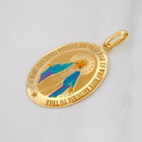 Dije Virgen Milagrosa 2g / 3.5cm Oro Amarillo 18K