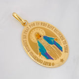 Dije Virgen Milagrosa 2g / 3.5cm Oro Amarillo 18K