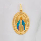Dije Virgen Milagrosa 2g / 3.5cm Oro Amarillo 18K