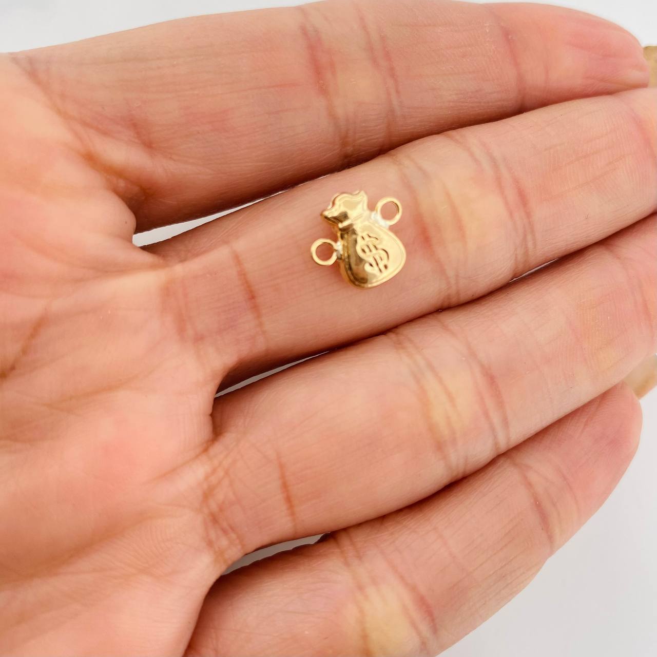 Herraje Bolsa de Dinero 0.35g / 1cm Oro Amarillo 18K
