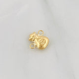 Herraje Bolsa de Dinero 0.35g / 1cm Oro Amarillo 18K