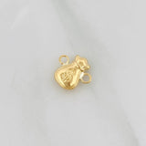 Herraje Bolsa de Dinero 0.35g / 1cm Oro Amarillo 18K