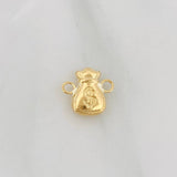 Herraje Bolsa de Dinero 0.35g / 1cm Oro Amarillo 18K