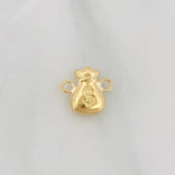 Herraje Bolsa de Dinero 0.35g / 1cm Oro Amarillo 18K