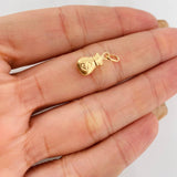 Dije Bolsa de Dinero 0.35g / 1.5cm Oro Amarillo 18K