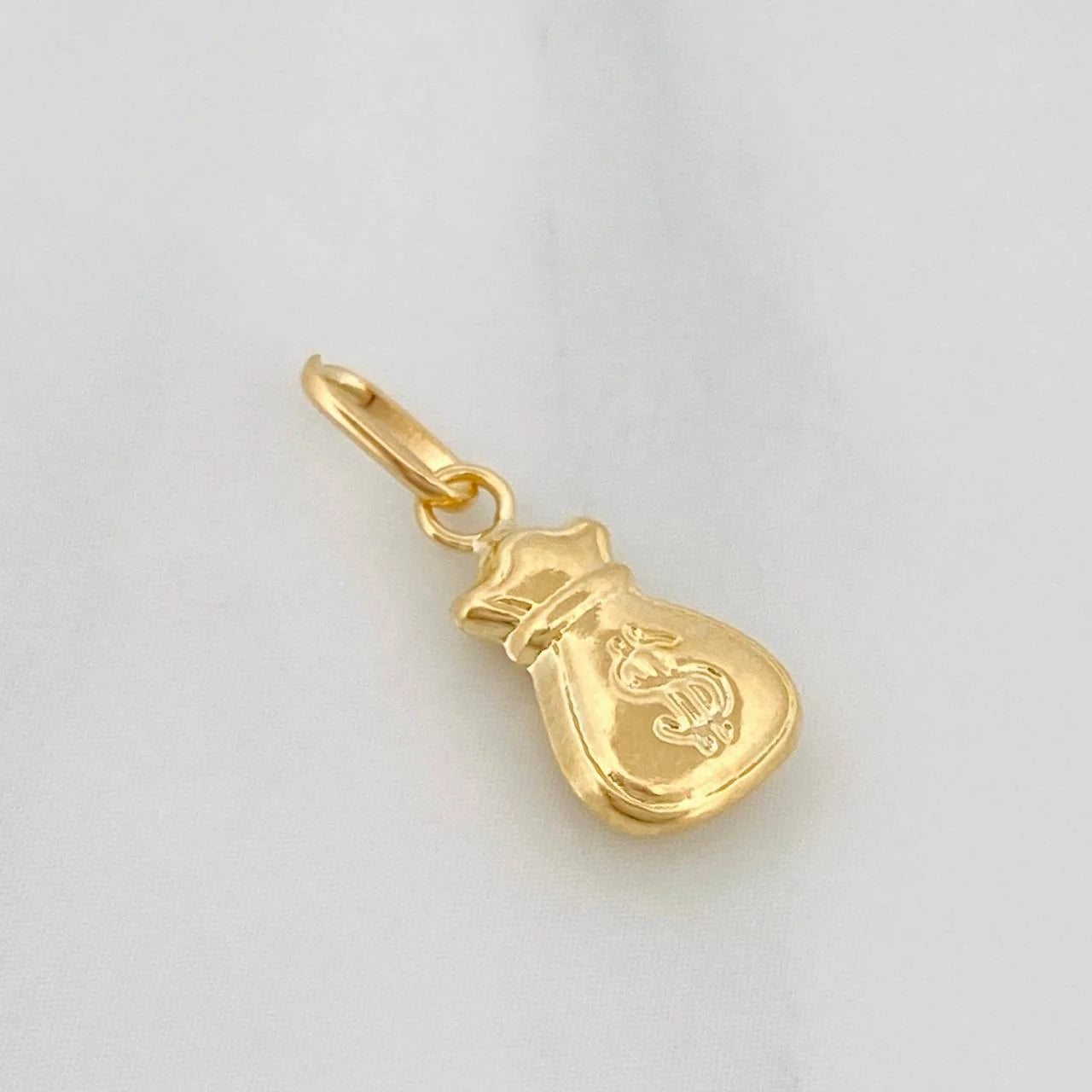Dije Bolsa de Dinero 0.35g / 1.5cm Oro Amarillo 18K