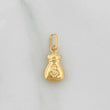 Dije Bolsa de Dinero 0.35g / 1.5cm Oro Amarillo 18K