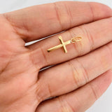 Dije Cruz 0.4g / 2.5cm Oro Amarillo 18K
