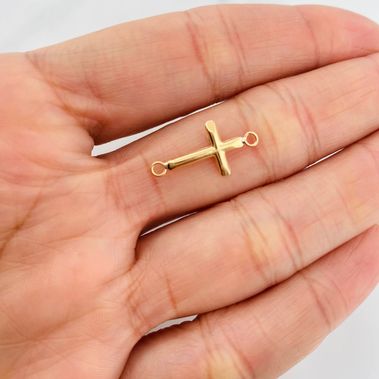 Herraje Cruz 0.3g / 2cm Oro Amarillo 18K