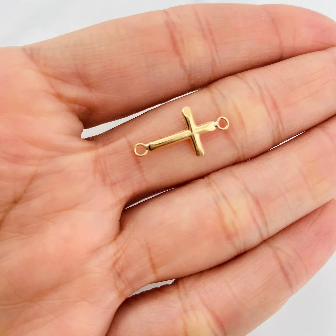 Herraje Cruz 0.3g / 2cm Oro Amarillo 18K