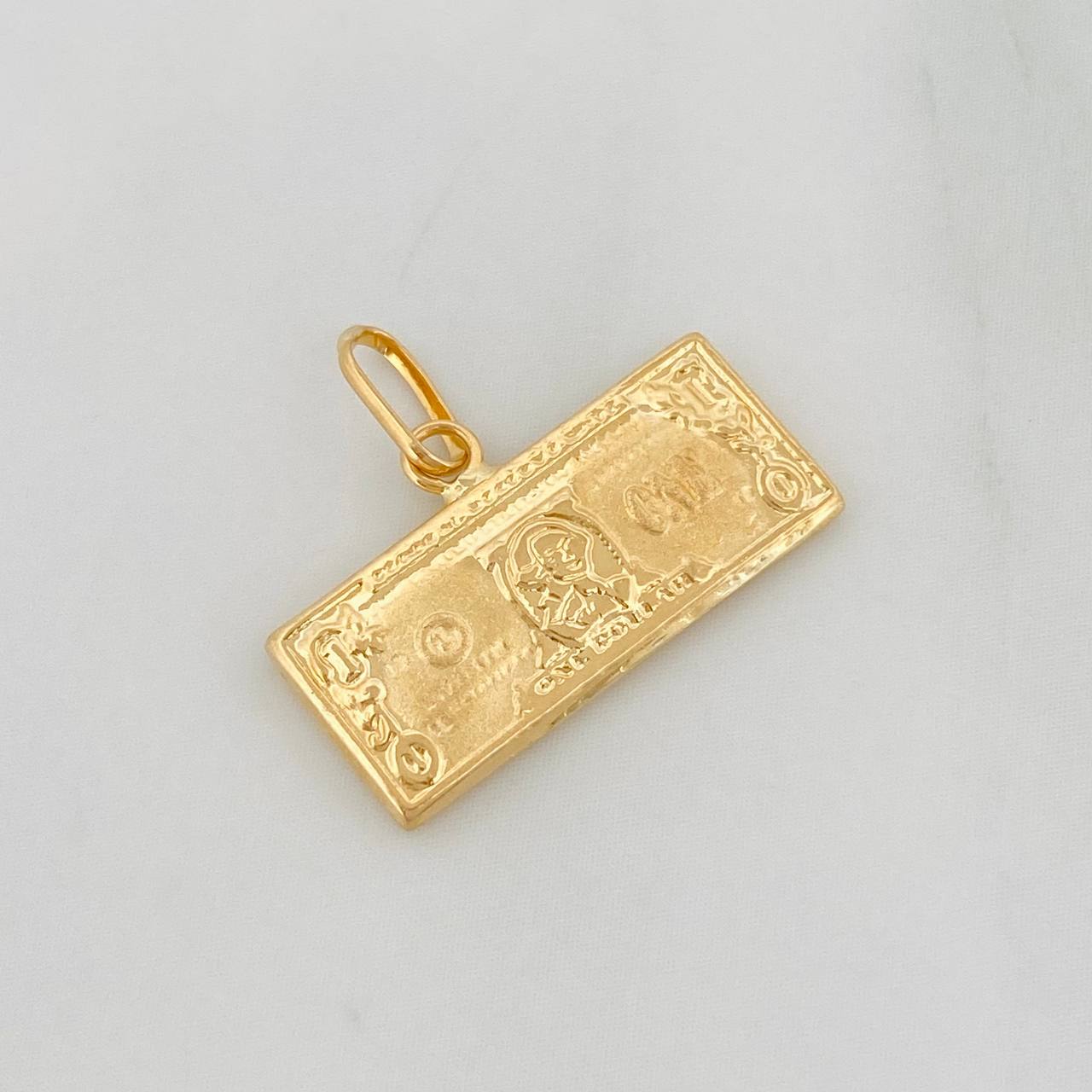 Dije One Dolar 0.75g / 2cm Oro Amarillo 18K