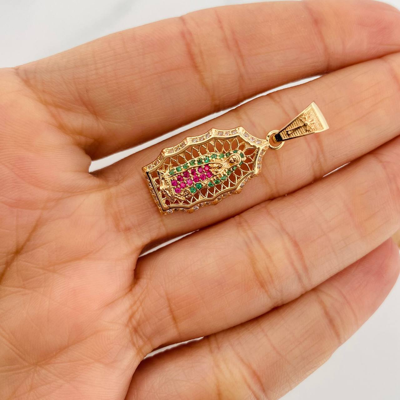 Dije Virgen de Guadalupe 3.25g / 3cm Oro Amarillo 18K