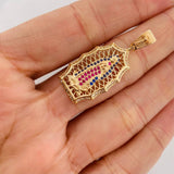 Dije Virgen de Guadalupe 4.55g / 3.5cm Oro Amarillo 18K