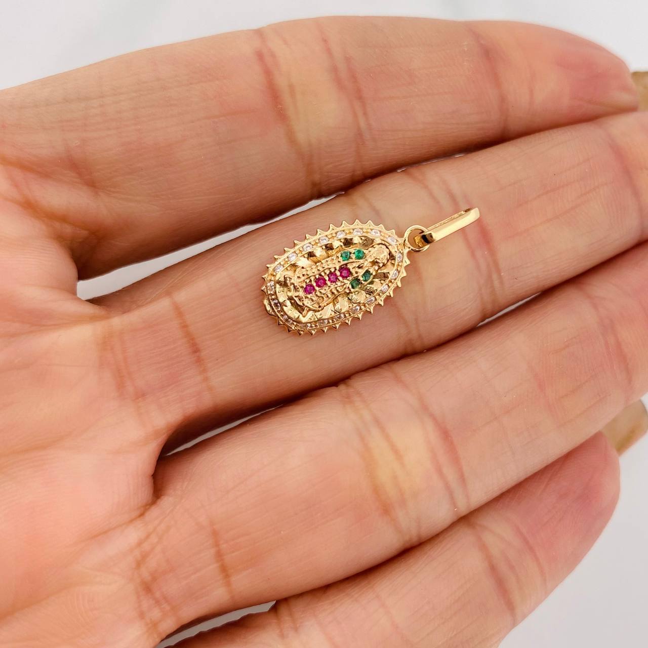 Dije Virgen de Guadalupe 1.4g / 2cm Oro Amarillo 18K