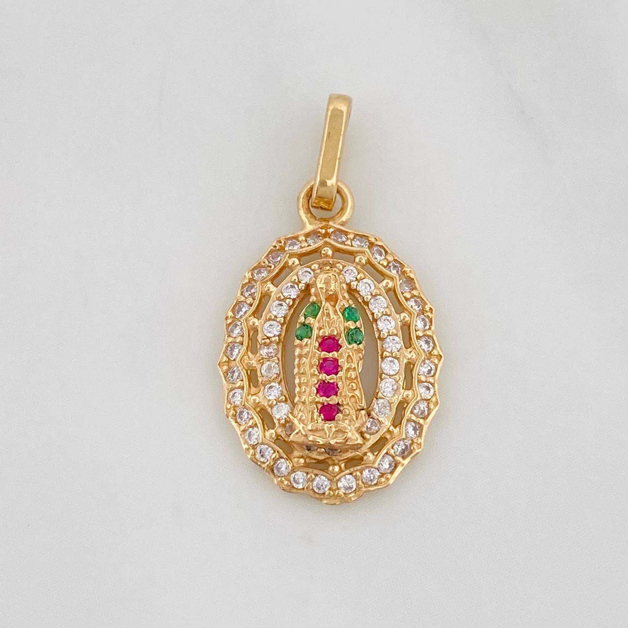 Dije Virgen de Guadalupe 1.7g / 2.2cm Oro Amarillo 18K