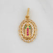 Dije Virgen de Guadalupe 1.7g / 2.2cm Oro Amarillo 18K