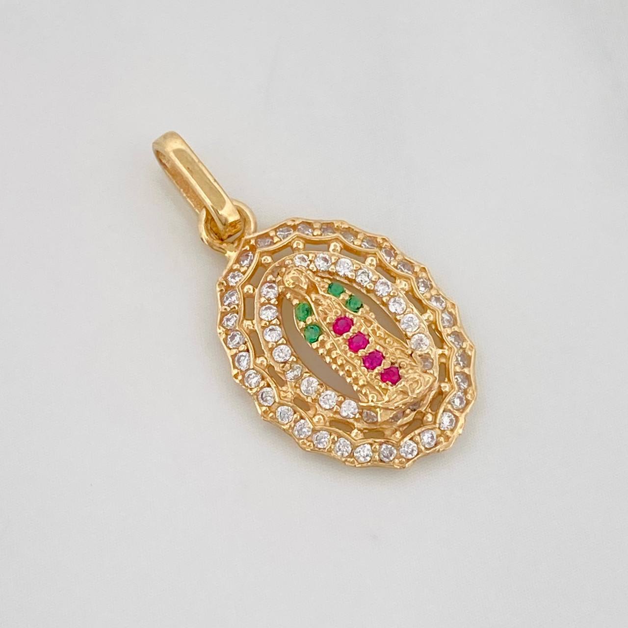 Dije Virgen de Guadalupe 1.7g / 2.2cm Oro Amarillo 18K