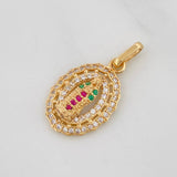 Dije Virgen de Guadalupe 1.7g / 2.2cm Oro Amarillo 18K