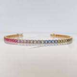 Pulso Tennis 7.5g / 17.5cm / 2.9mm Oro Amarillo 18K