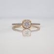 Anillo Solitario Churumbela 1.9g / T6 1/4 Dos Oros Amarillo Blanco 18K