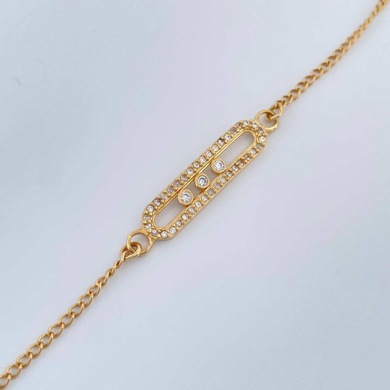 Pulso MSK Cubano 2.5gr / 18.8cm / 1.6mm Oro Amarillo 18K %