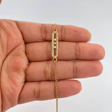 Pulso MSK Cubano 2.5gr / 18.8cm / 1.6mm Oro Amarillo 18K %