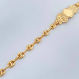 Pulso Bebé GC Placa Nube 1.85gr / 15.2cm / 3.34mm Oro Amarillo 18K %