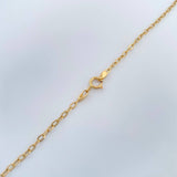 Cadena Trebol Cajon 4.85gr / 46cm / 1.28mm Oro Amarillo 18K %