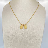 Cadena Aro Seguido Escapulario 4.1gr / 46.1cm / 1.36mm Oro Amarillo 18K %