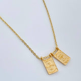 Cadena Aro Seguido Escapulario 3.9gr / 46.2cm / 1.3mm Oro Amarillo 18K %