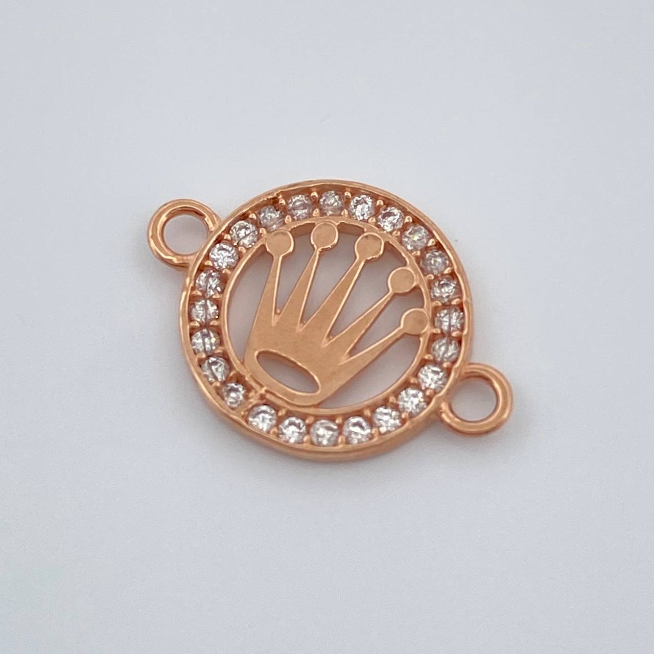 Herraje Corona 0.75gr / 1.6cm / Oro Rosa 18K %