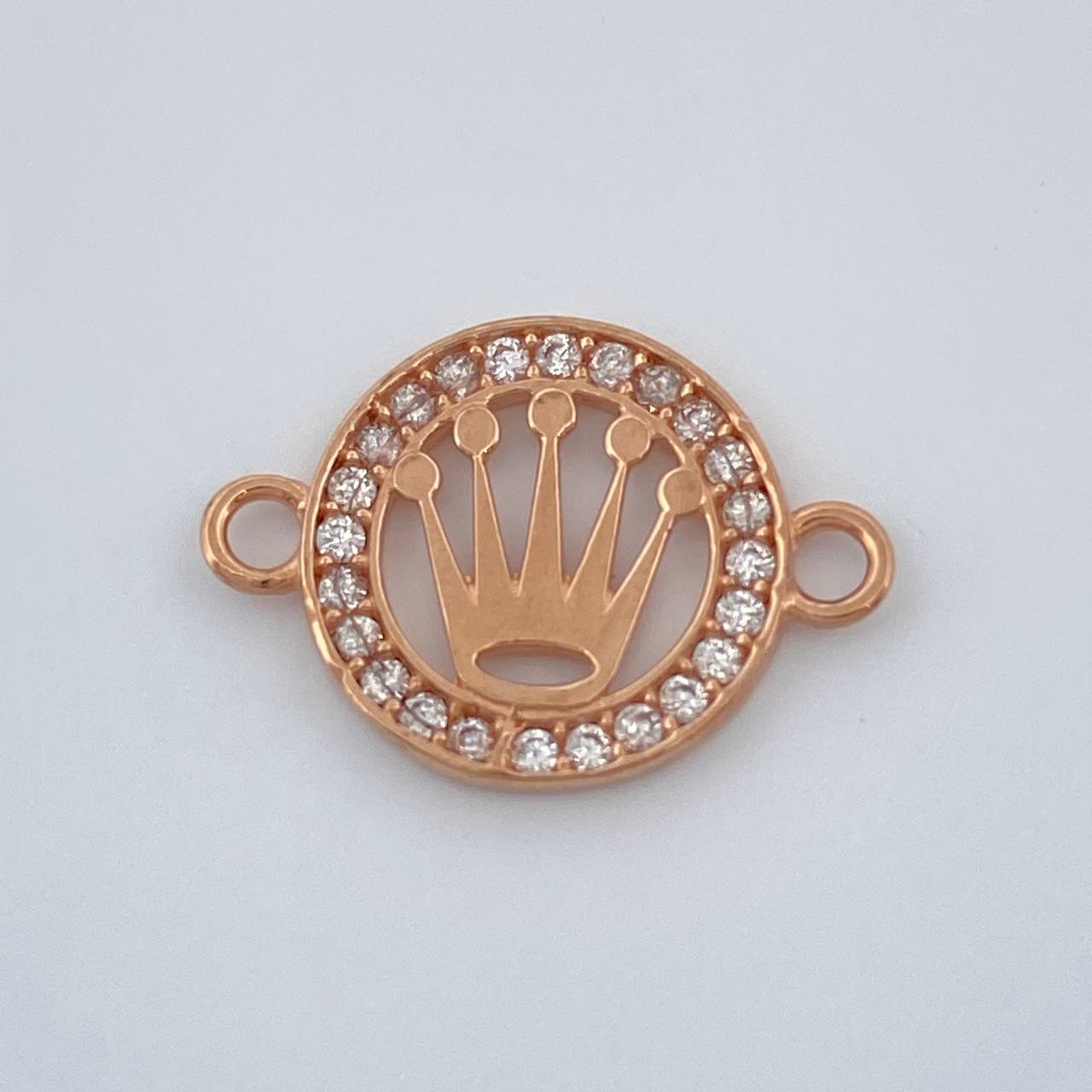 Herraje Corona 0.8gr / 1.6cm / Oro Rosa 18K %