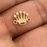 Herraje Corona 0.65gr / 1.3cm / Oro Amarillo 18K %