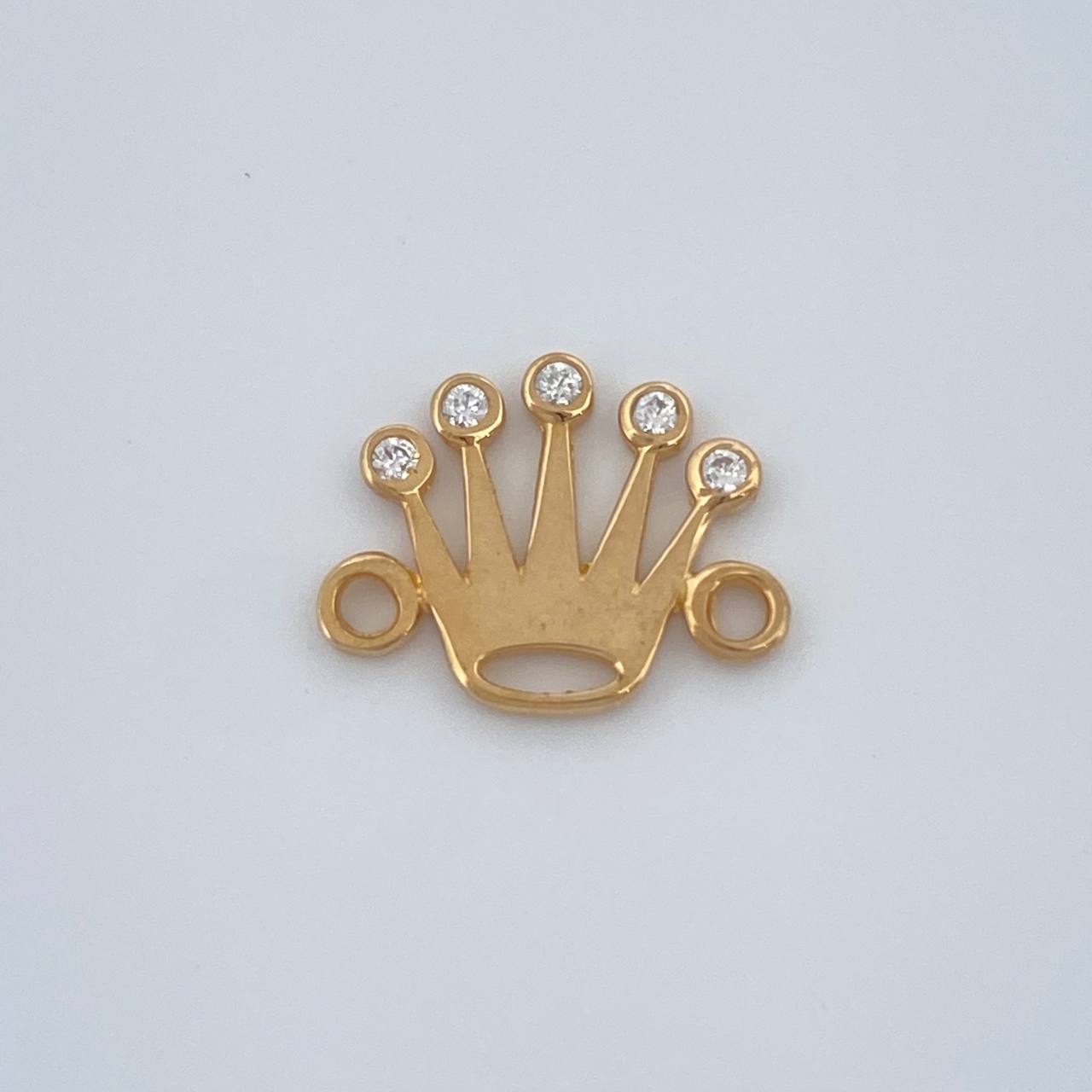 Herraje Corona 0.65gr / 1.3cm / Oro Amarillo 18K %