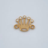 Herraje Corona 0.65gr / 1.3cm / Oro Amarillo 18K %