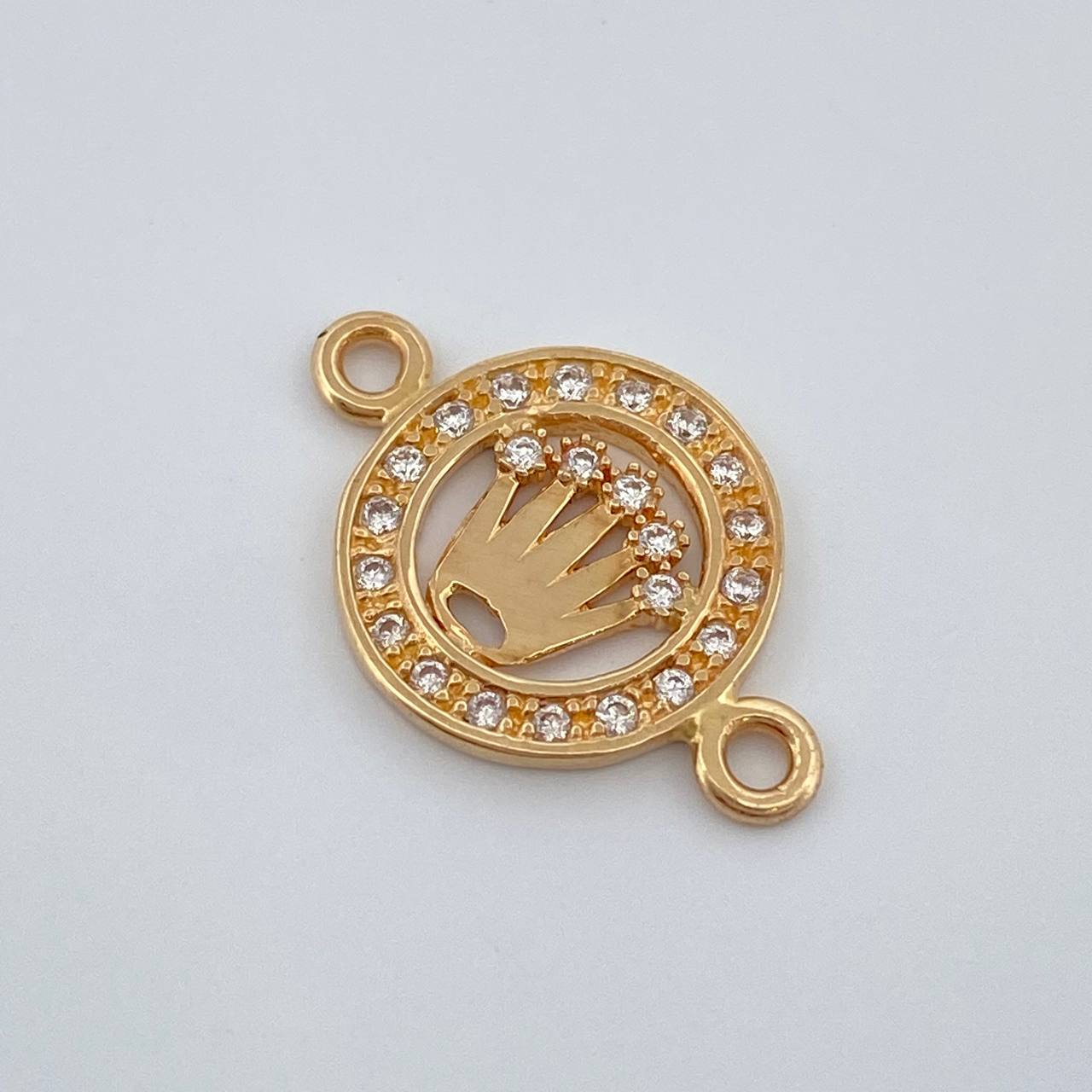 Herraje Corona 1.25gr / 1.8cm / Oro Amarillo 18K %