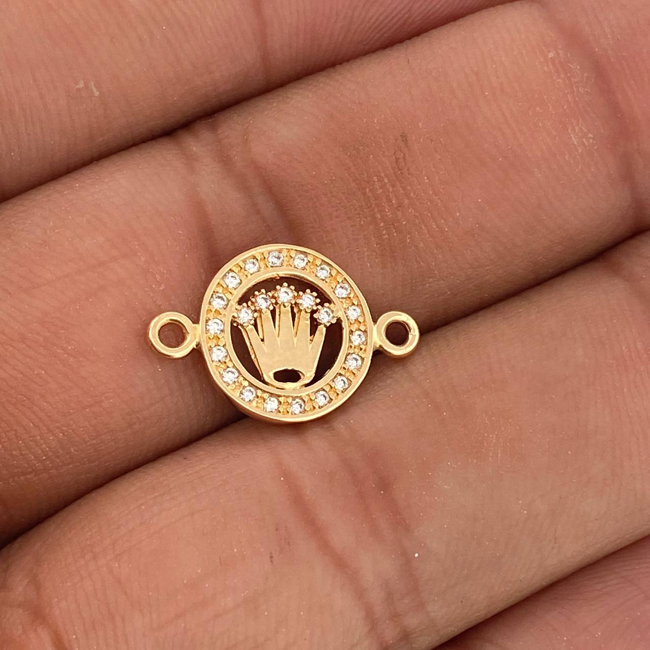 Herraje Corona 1.25gr / 1.8cm / Oro Amarillo 18K %