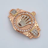 Herraje Correa Corona 2.65gr / 2.3cm / Tres Oros 18K %