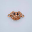 Herraje Cara Oso 1.1gr / 1.5cm / Oro Rosa 18K %