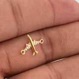 Herraje Avion 0.5gr / 1.5cm / Oro Amarillo 18K %