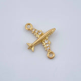 Herraje Avion 0.5gr / 1.5cm / Oro Amarillo 18K %