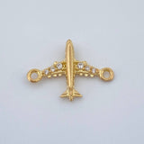 Herraje Avion 0.5gr / 1.5cm / Oro Amarillo 18K %