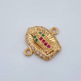 Herraje Virgen De Guadalupe 1.15gr / 1.5cm / Oro Amarillo 18K %