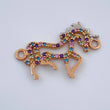 Herraje Caballo 1.65gr / 2.5cm / Oro Rosa 18K %