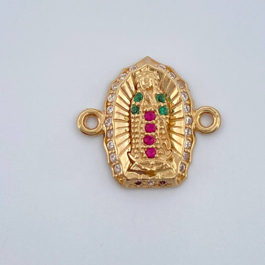 Herraje Virgen De Guadalupe 1.25gr / 1.5cm / Oro Amarillo 18K %